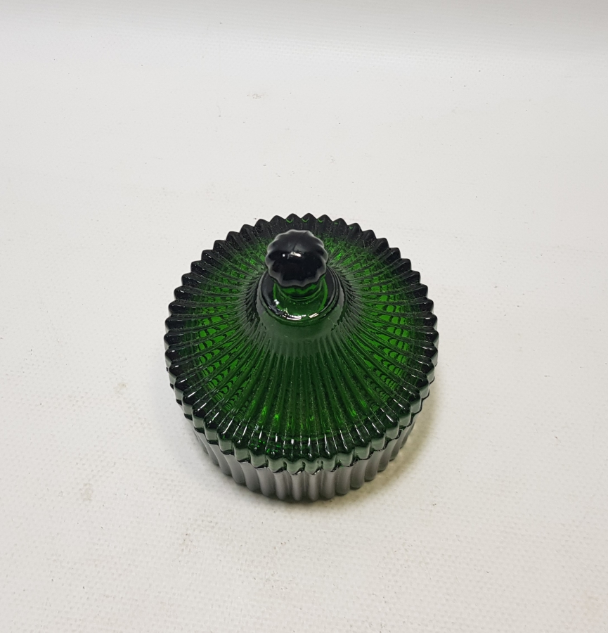 KRİSTAL KESME İŞÇİLİKLİ ŞEMSELİ MODEL OSMANLI DÖNEMİ KAPAKLI MACUNLUK