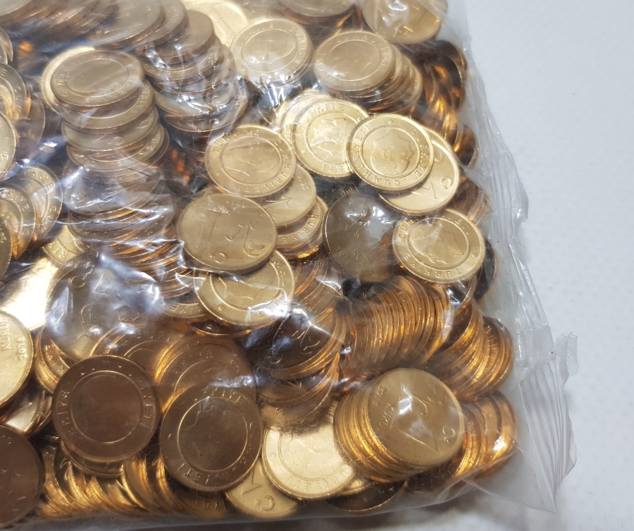 AÇILMAMIŞ DARPHANE PAKETİNDE 2018 YILI ÇİL 1 KURUŞLAR