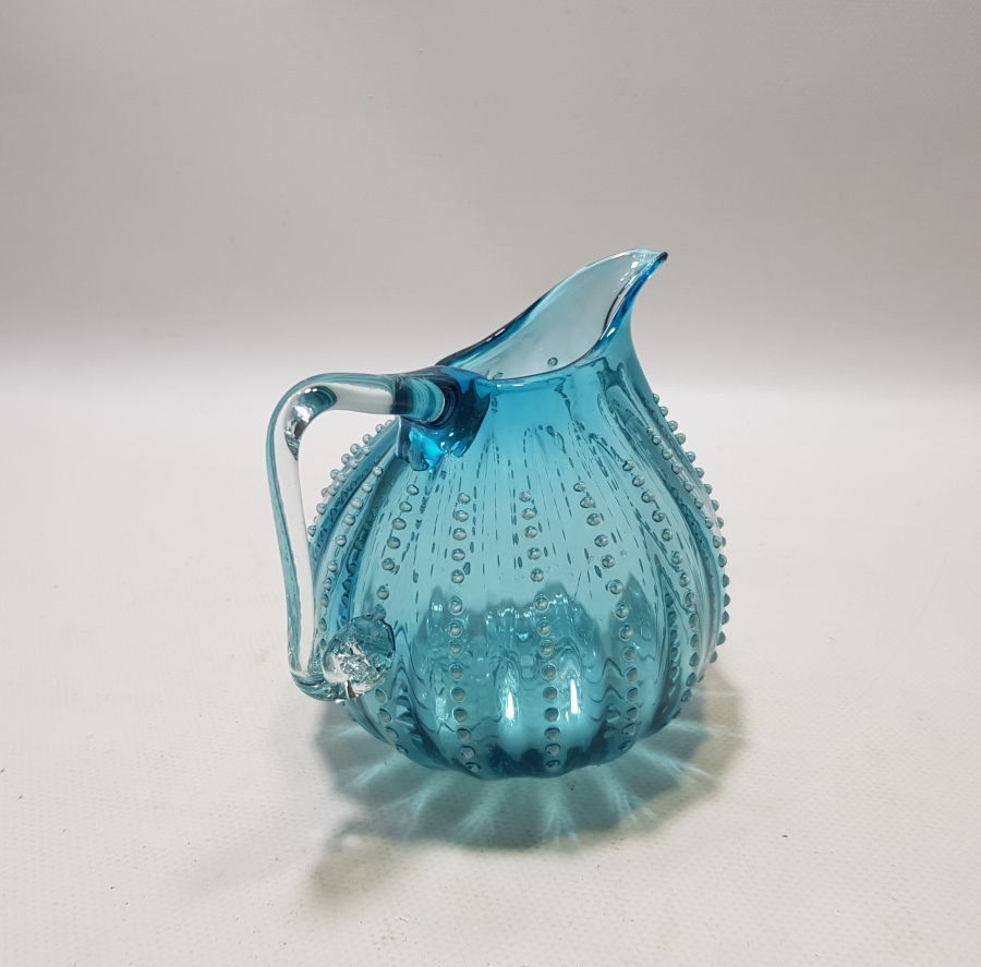 ÜFLEME CAMDAN MAMUL ANTİKA MURANO SÜRAHİ