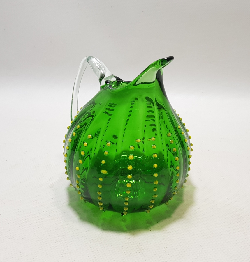 ANTİKA ÜFLEME CAMDAN MAMUL MURANO SÜRAHİ