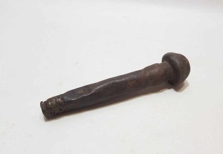 OSMANLI DÖNEMİ SİKKE FORMLU TEKKE İŞİ NADİR DİBEK ELİ - HAVAN ELİ