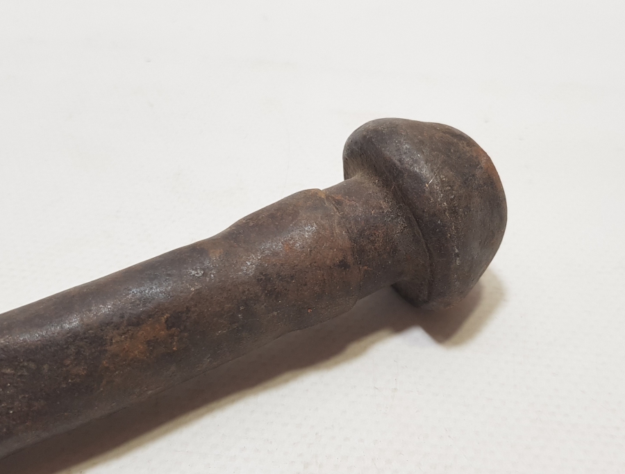 OSMANLI DÖNEMİ SİKKE FORMLU TEKKE İŞİ NADİR DİBEK ELİ - HAVAN ELİ