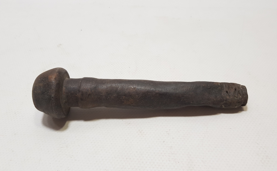 OSMANLI DÖNEMİ SİKKE FORMLU TEKKE İŞİ NADİR DİBEK ELİ - HAVAN ELİ