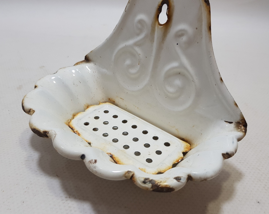 OSMANLI DÖNEMİ ÇOK NADİR EMAYE SABUNLUK