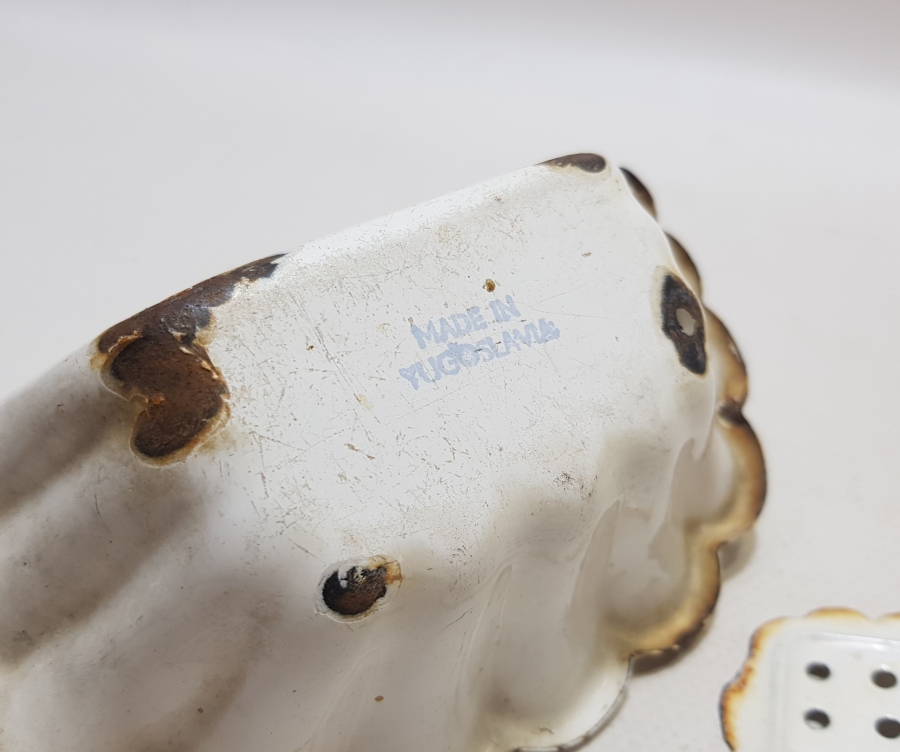 OSMANLI DÖNEMİ ÇOK NADİR EMAYE SABUNLUK