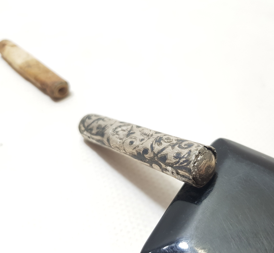 ORİJİNAL SAVATLI GÜMÜŞ KABINDA EL YAZMA HAMAYIL