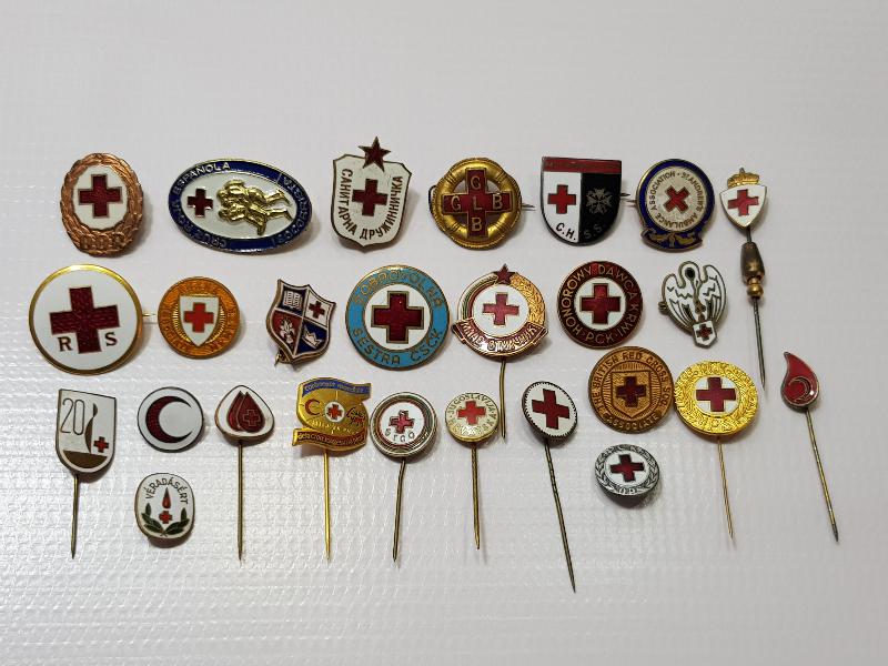 HAZIR KOLEKSİYON - MİNELİ KIZILHAÇ VE KIZILAY ROZET LOTU