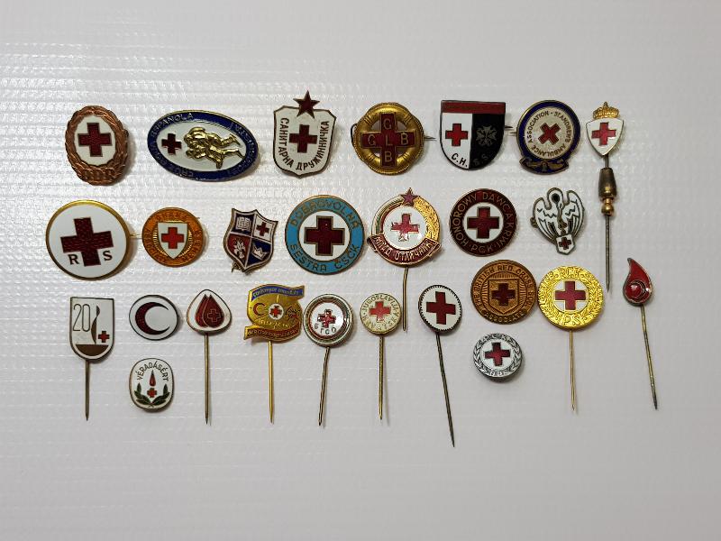 HAZIR KOLEKSİYON - MİNELİ KIZILHAÇ VE KIZILAY ROZET LOTU