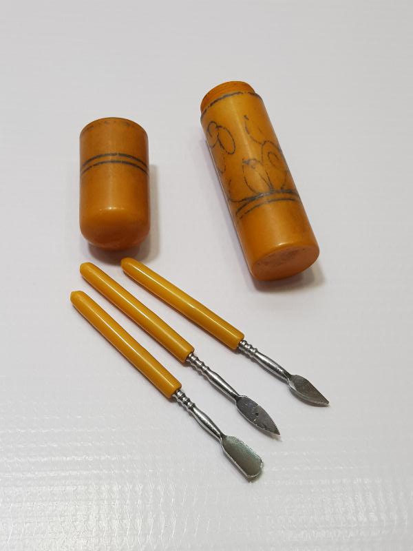 OSMANLI DÖNEMİ KATALİN MANİKÜR SETİ