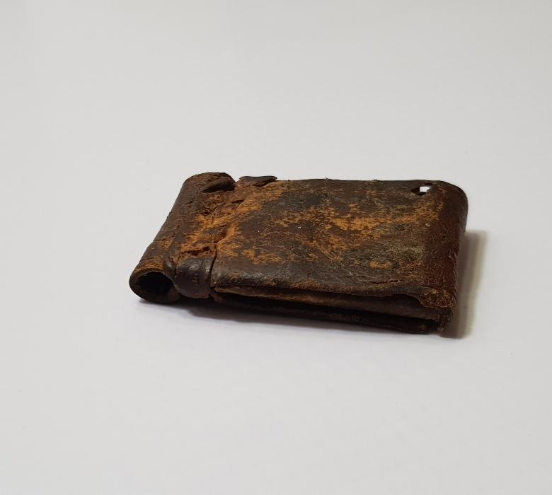 DERİ KILIFI İÇİNDE İBRANİCE EL YAZMA TILSIM DUASI BULUNAN ÇOK NADİR HAMAYIL