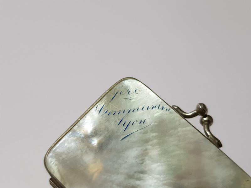 OSMANLI DÖNEMİ SEDEF BOZUK PARA CÜZDANI