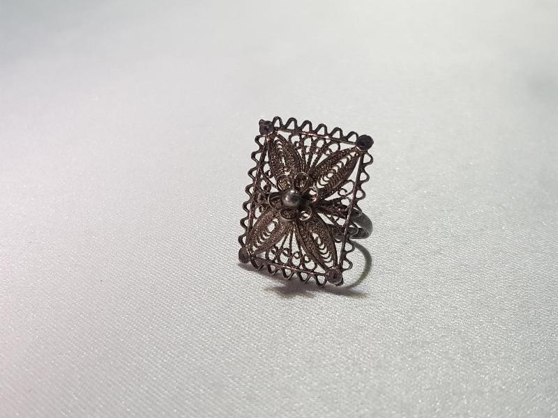 OSMANLI TELKARİ GÜMÜŞ YÜZÜK