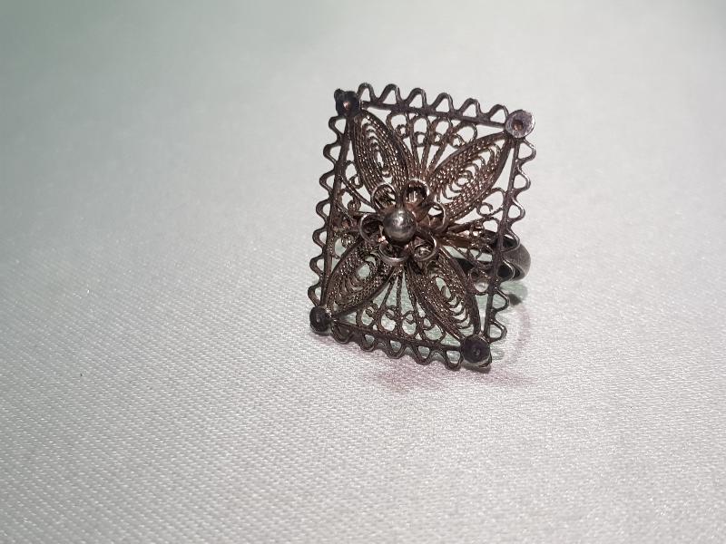 OSMANLI TELKARİ GÜMÜŞ YÜZÜK