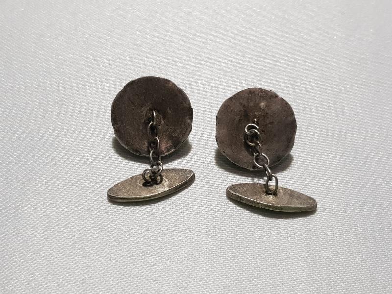 TELKARİ GÜMÜŞ KOL DÜĞMESİ