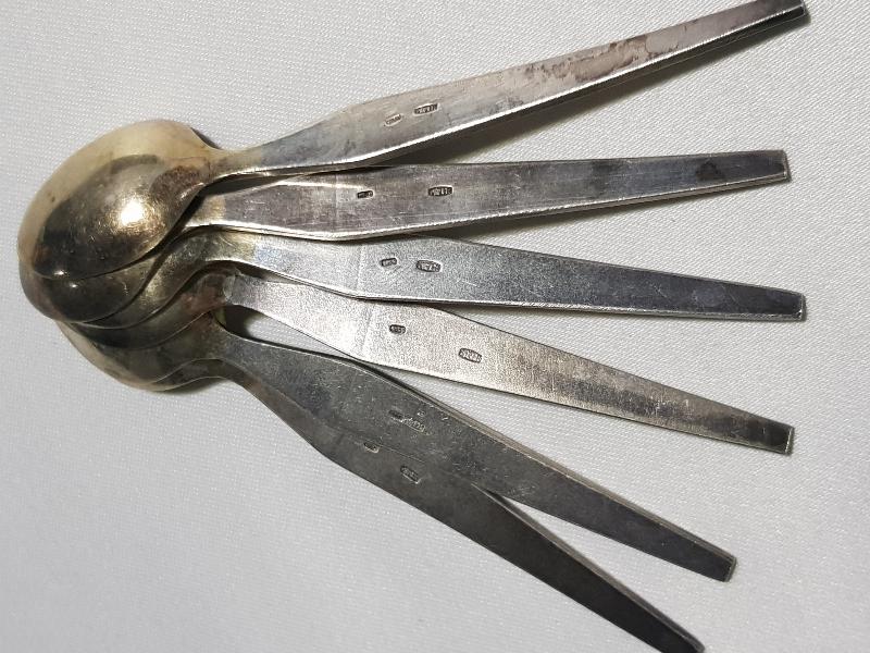 ANTİKA GÜMÜŞ ÇAY KAŞIĞI TAKIMI