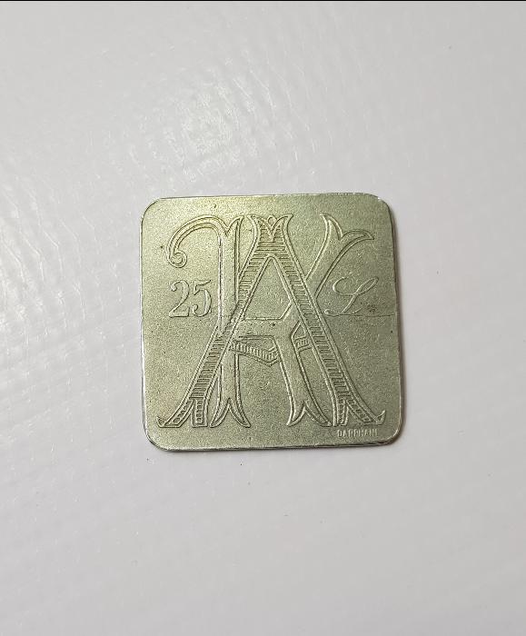 ANKARA ANADOLU KULÜBÜ 25 LİRA ÇOK NADİR JETON