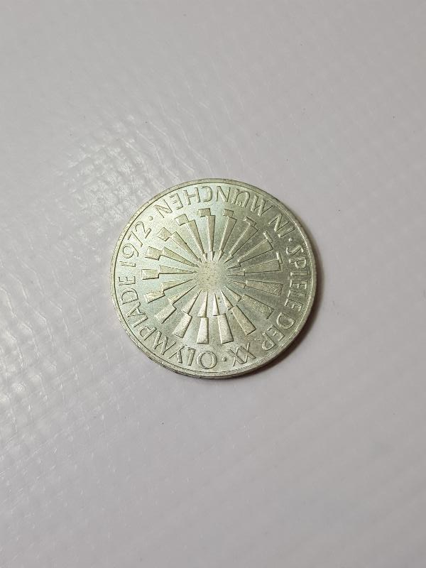 1972 MÜNİH OLİMPİYATLARI HATIRA PARA GÜMÜŞ 10 MARK