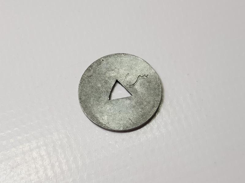 OSMANLI DÖNEMİ BALIKESİR EDREMİT KONTURMARKLI ZEYTİN TOPLAMA JETONU