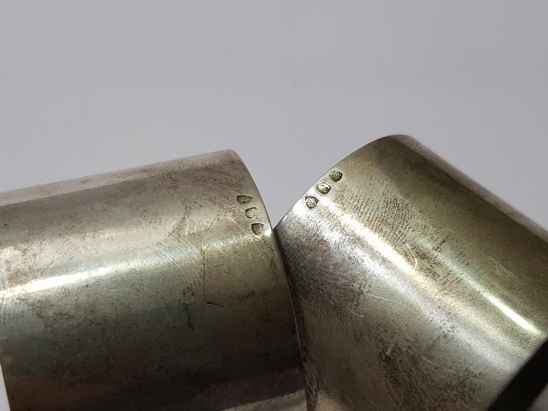 OSMANLI DÖNEMİ BİR ÇİFT GÜMÜŞ PEÇETELİK