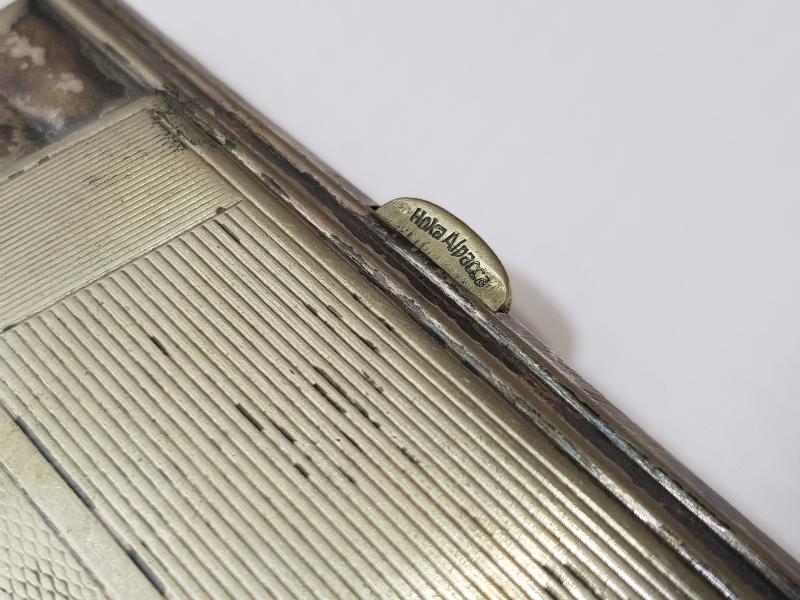 ANTİKA ALPAKA SİGARA TABAKASI