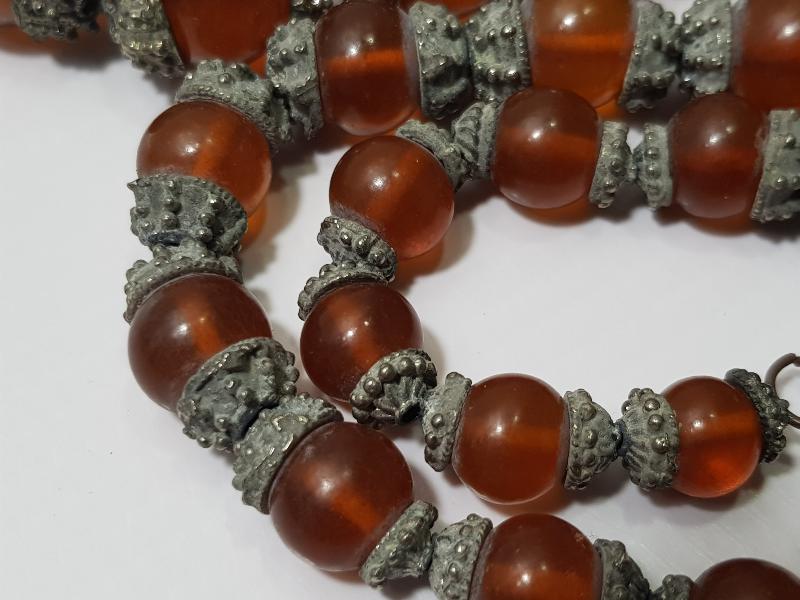 ANTİKA DAMLA KEHRİBAR KOLYE - GERDANLIK