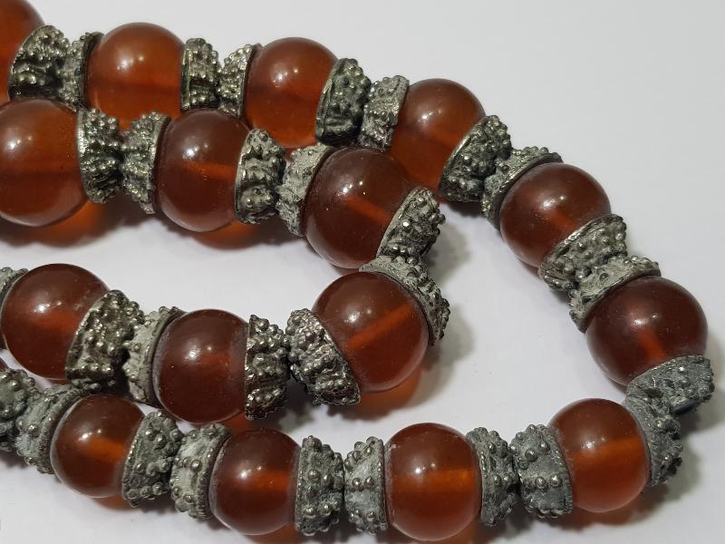 ANTİKA DAMLA KEHRİBAR KOLYE - GERDANLIK