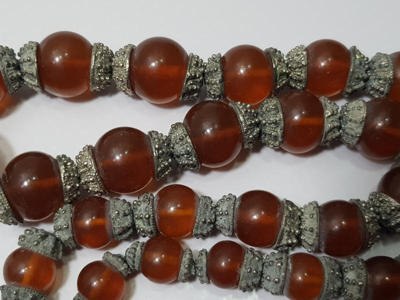 ANTİKA DAMLA KEHRİBAR KOLYE - GERDANLIK