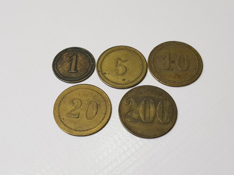 OSMANLI DÖNEMİ NADİR KUMAR JETONU LOTU