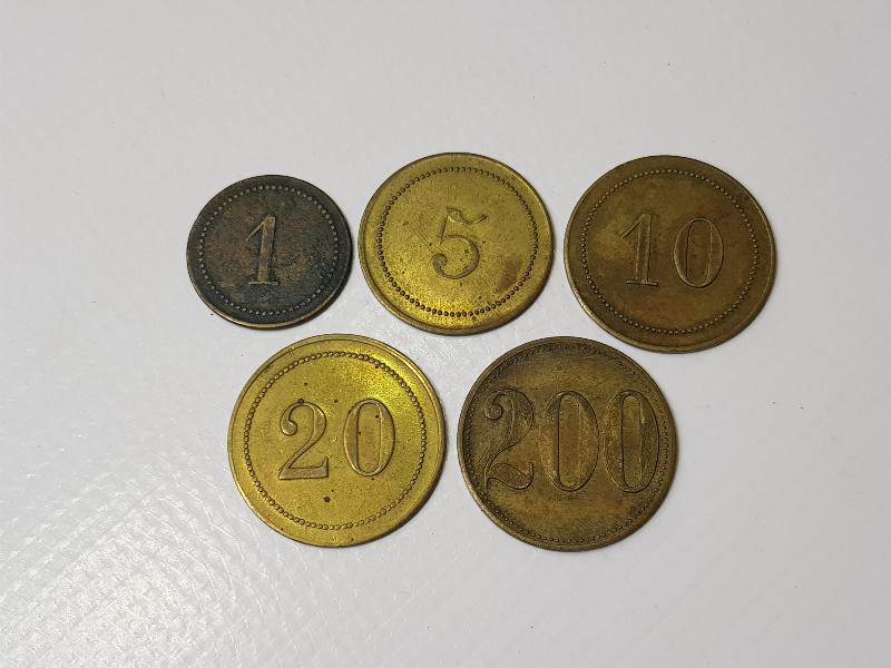 OSMANLI DÖNEMİ NADİR KUMAR JETONU LOTU