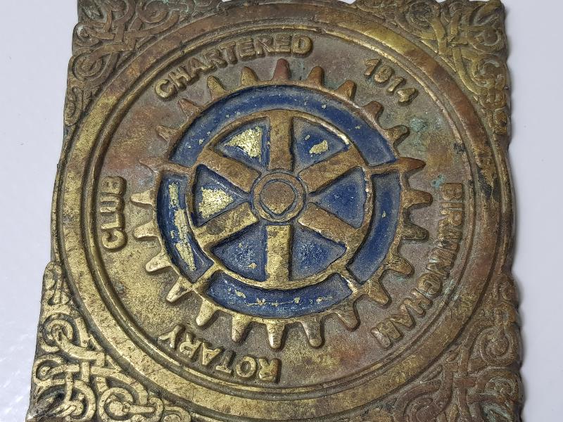 1914 BİRMİNGHAM ROTARY CLUB AMBLEMİ