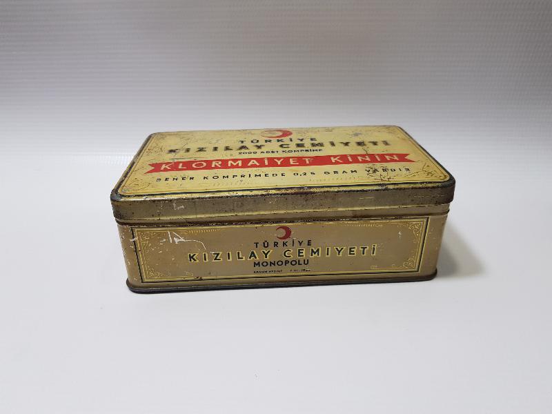 TÜRKİYE KIZILAY CEMİYETİ KLORMAİYET KİNİN KUTUSU