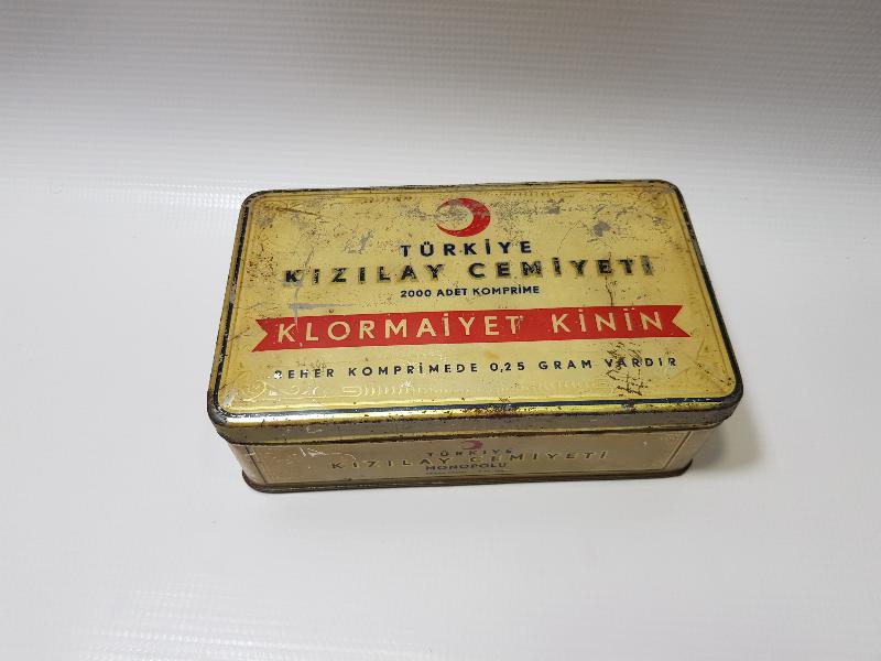 TÜRKİYE KIZILAY CEMİYETİ KLORMAİYET KİNİN KUTUSU
