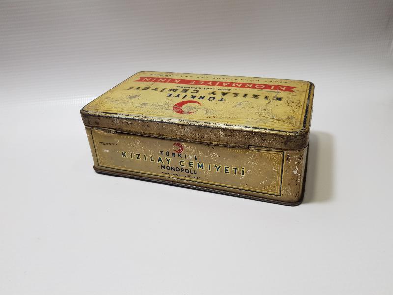 TÜRKİYE KIZILAY CEMİYETİ KLORMAİYET KİNİN KUTUSU