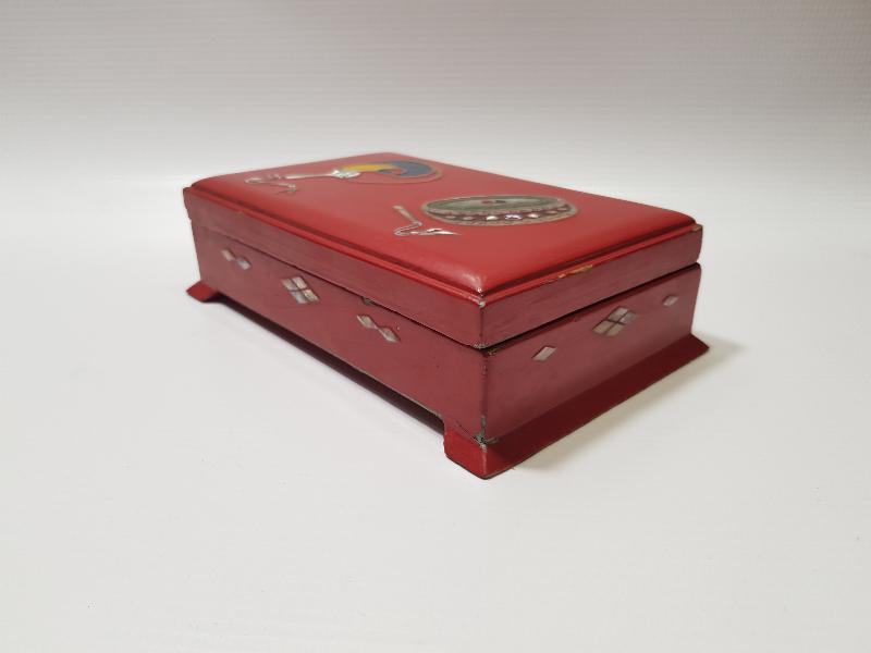 ANTİKA PAPİER MACHE KUTU