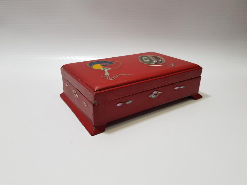 ANTİKA PAPİER MACHE KUTU