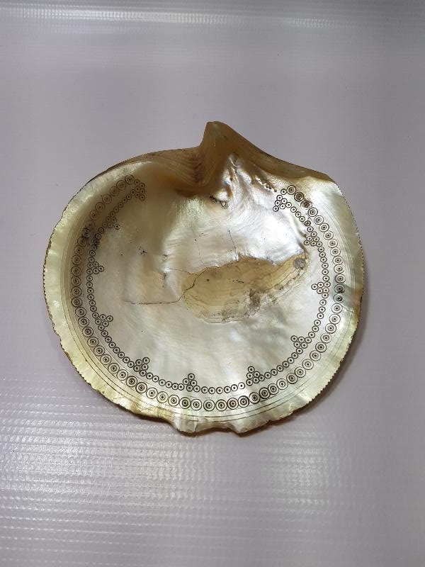 OSMANLI DÖNEMİ TILSIMLI DENİZ KABUĞU ŞİFA TASI