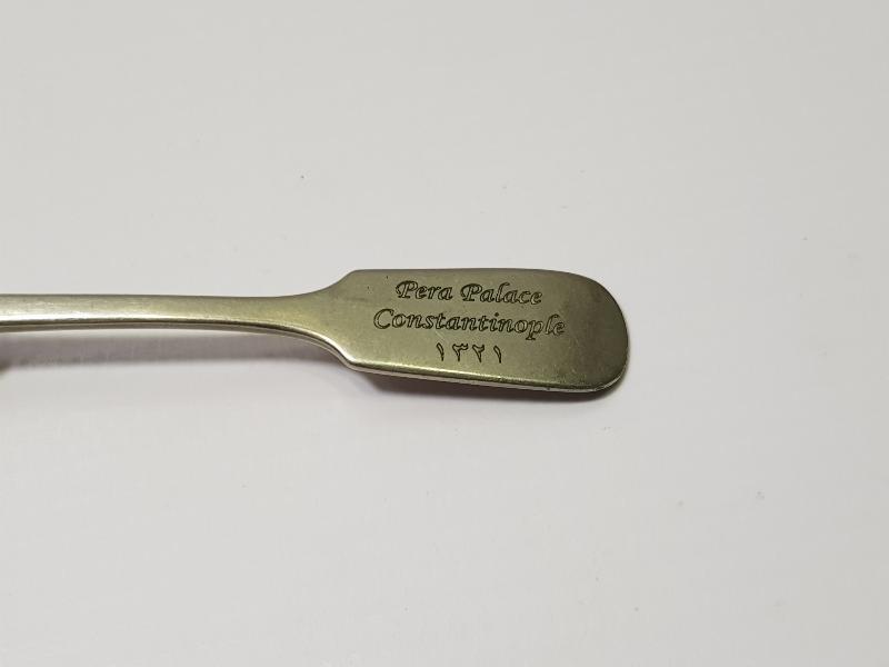 OSMANLI DÖNEMİ PERA PALACE CONSTANTİNOPLE 1321 YAZILI KAŞIK
