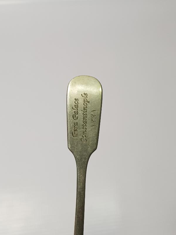 OSMANLI DÖNEMİ PERA PALACE CONSTANTİNOPLE 1321 YAZILI KAŞIK