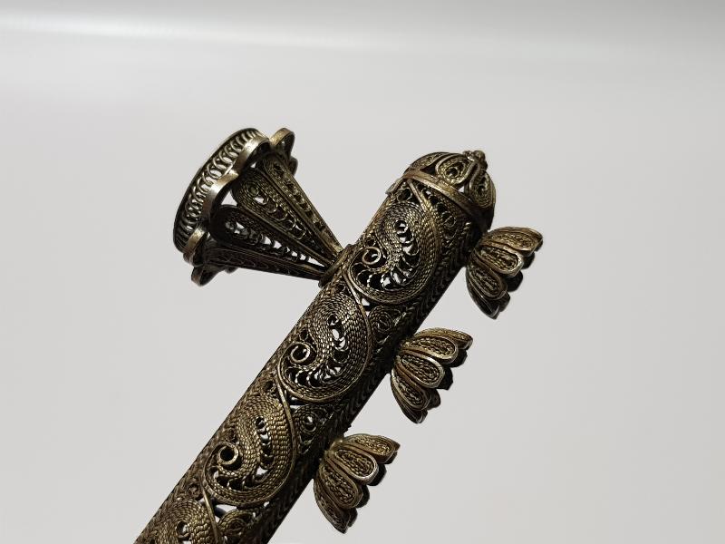 ANTİKA TELKARİ GÜMÜŞ YAHUDİ ŞAMDANI