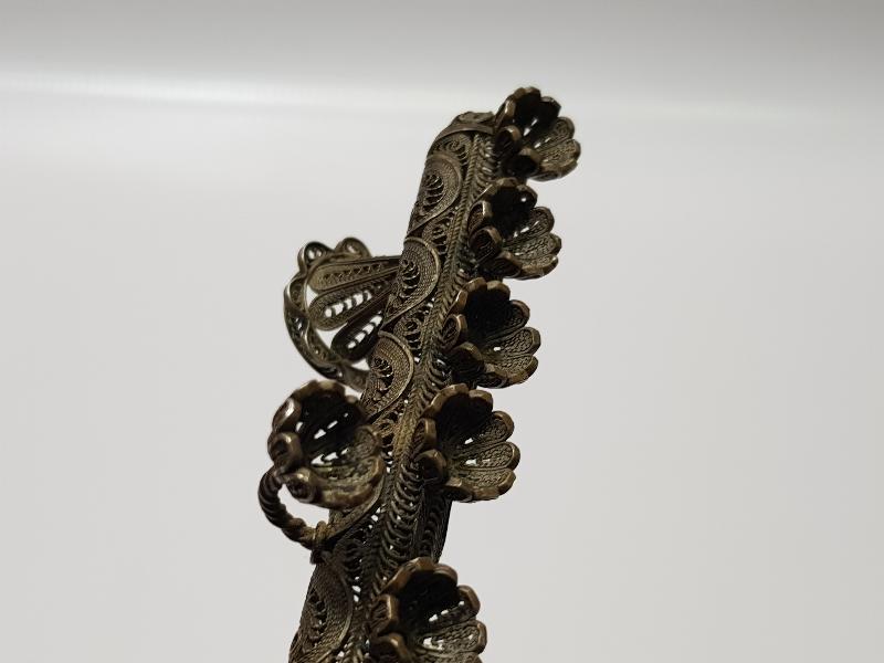 ANTİKA TELKARİ GÜMÜŞ YAHUDİ ŞAMDANI