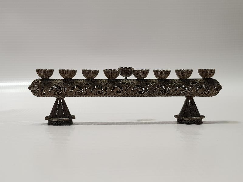 ANTİKA TELKARİ GÜMÜŞ YAHUDİ ŞAMDANI