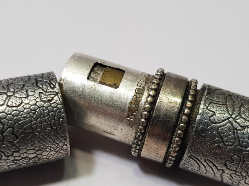 ANTİKA MARCEL ROCHAS MARKA GÜMÜŞ RUJLUK