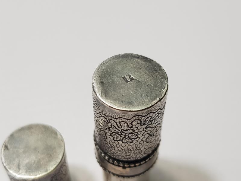 ANTİKA MARCEL ROCHAS MARKA GÜMÜŞ RUJLUK