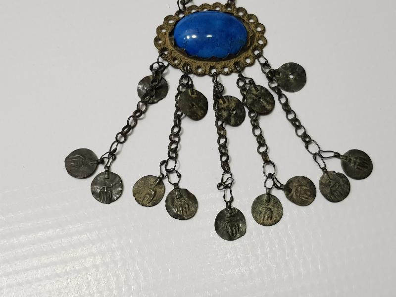 OSMANLI DÖNEMİ KAZ AYAĞI SALLAMALI DOĞAL TAŞLI FES SÜSÜ