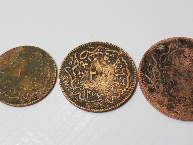 SULTAN ABDÜLAZİZ DÖNEMİ BAKIR 10 - 20 VE 40 PARA