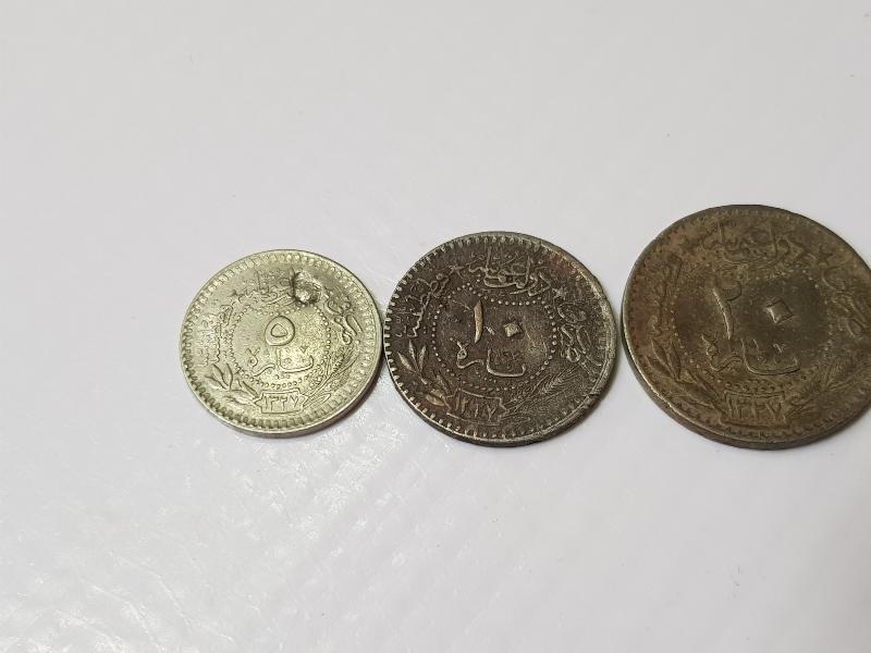 MEHMET REŞAT HAN DÖNEMİ KOLEKSİYONLUK 5-10-20-40 PARA LOTU