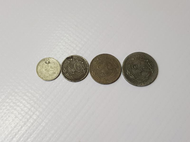 MEHMET REŞAT HAN DÖNEMİ KOLEKSİYONLUK 5-10-20-40 PARA LOTU