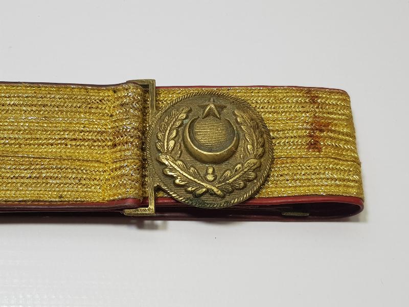 1. DÜNYA SAVAŞI DÖNEMİ SIRMALI SUBAY KEMERİ