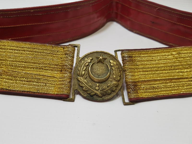 1. DÜNYA SAVAŞI DÖNEMİ SIRMALI SUBAY KEMERİ