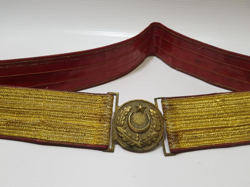 1. DÜNYA SAVAŞI DÖNEMİ SIRMALI SUBAY KEMERİ